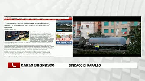 Treni merci fuori dai binari a Rapallo, il sindaco Bagnasco fa il punto della situazione 