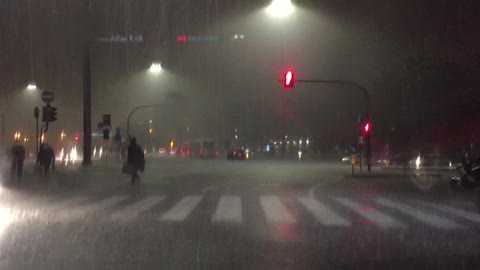 Maltempo in Liguria, la situazione lungo il Bisagno a Genova