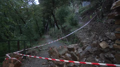 Genova, frana in salita Montino