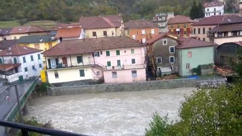 Allerta rossa, la situazione a Montoggio