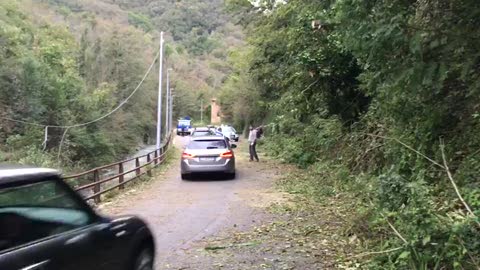 A Sant'Olcese riaperta la strada provinciale dopo la frana 