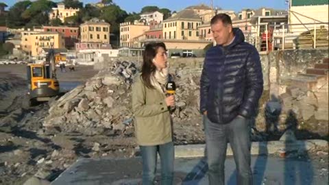 Mareggiata, Formica (circolo nautico Sturla): "Abbiamo bisogno di una scogliera che ci protegga"