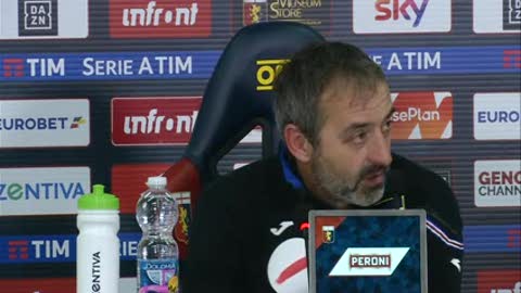 Sampdoria, Giampaolo riparte dal punto: "Interrotta la striscia negativa. Bravi a non annegare"
