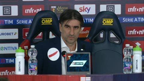 Genoa, Juric dopo il derby: "Quando si gioca così bisogna vincere"