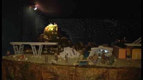 Sul presepe di Ponte Morandi arriva il telo nero