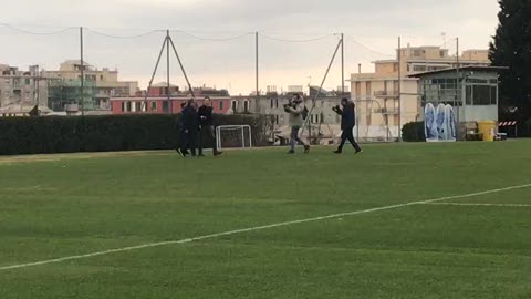 Genoa, Prandelli è a Pegli: le prime immagini 