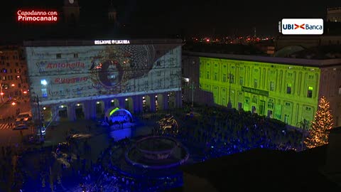 Capodanno 2019, in piazza De Ferrari lo spettacolo di luci e musica 