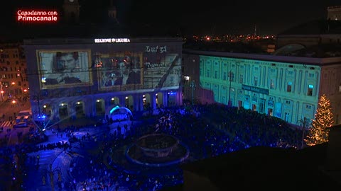 Capodanno 2019, la festa in piazza de Ferrari