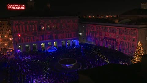 Si balla a ritmo di dance in piazza De Ferrari  