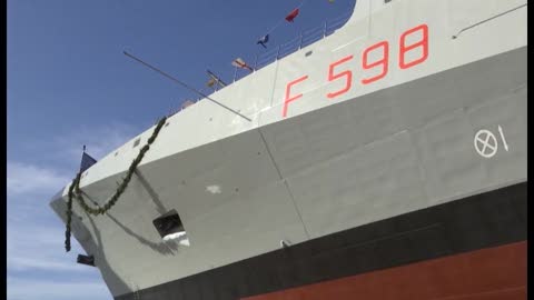 Fincantieri, a Riva Trigoso il varo della nuova fregata “Spartaco Schergat”