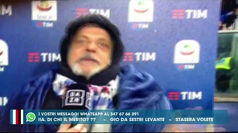 A Gradinata Sud l'intervento dei tifosi della Sampdoria e della Blue Circled Band