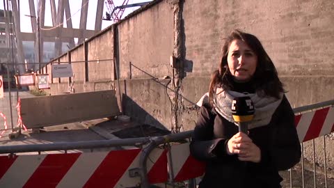 Ponte Morandi, continuano i lavori sotto il moncone ovest