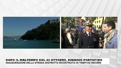 Riapre la strada per Portofino, l'ammiraglio Pettorino: 