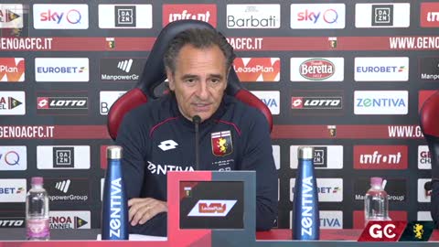 Genoa, Prandelli prima del Napoli: 