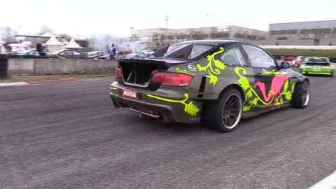 Drifting, il ceco Zakouril su Bmw M5 vince la prima prova del Tricolore