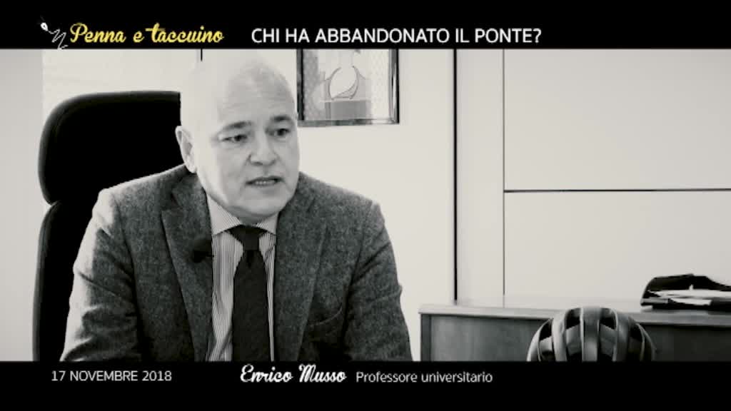 Penna e Taccuino - Chi ha abbandonato il ponte? Intervista a Enrico Musso 1/2