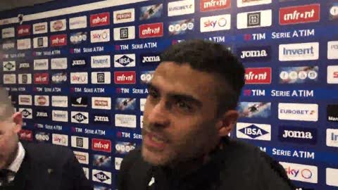 Sampdoria, Defrel a fine gara: 