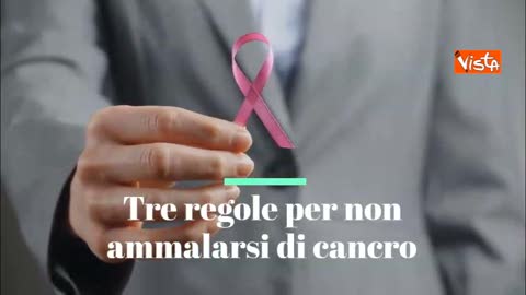 Salute, ecco le tre regole per non ammalarsi di cancro