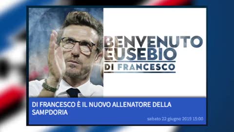 Sampdoria, ora è ufficiale: Eusebio Di Francesco è il nuovo allenatore