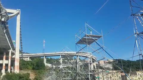 Ponte Morandi, continuano le opere di mitigazione in vista dell'esplosione