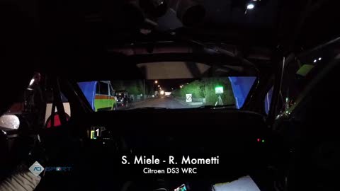 Rally Marca, a bordo con Miele-Mometti su Citroen Ds3 sulla Ps1