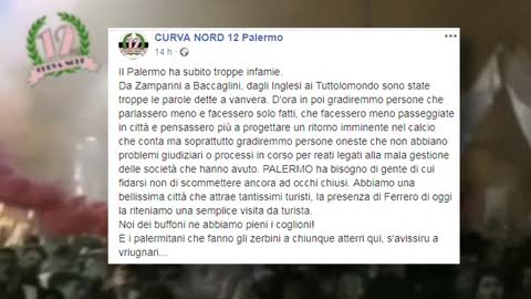 Ferrero contestato dai tifosi del Palermo, il gruppo Vialli si avvicina alla Sampdoria