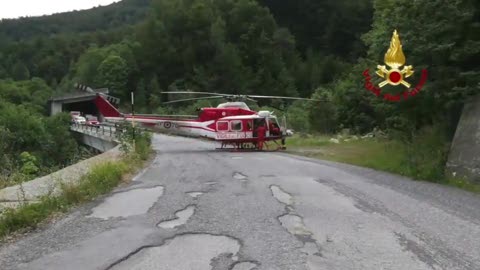 San Bernardo di Mendatica, podista infortunato: il video dei soccorsi 