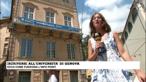 Iscriversi all'Università di Genova, ecco come funziona l'infopoint in via Balbi 5