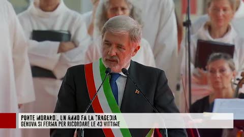 Anniversario del crollo di Ponte Morandi, il sindaco Bucci: 