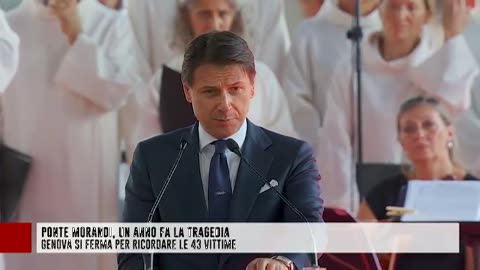 Anniversario del crollo di Ponte Morandi, il premier Conte: 