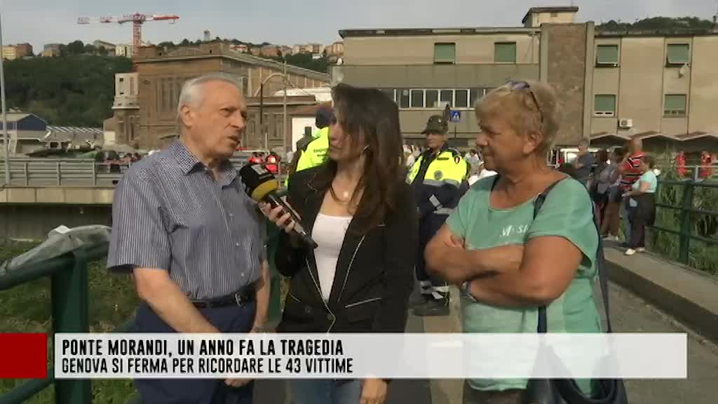 Anniversario del crollo del Morandi, le emozioni dei cittadini (1)