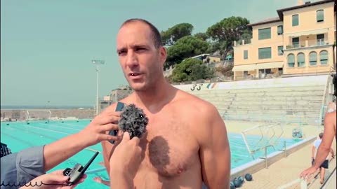 Ivovic, capitano della Pro Recco pallanuoto: 