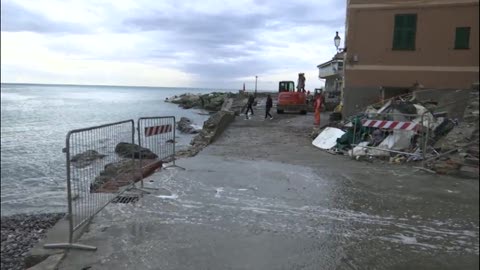 Danni mareggiata Boccadasse, si attende il bando per la fine dei lavori