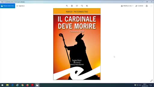 'Il cardinale deve morire', il nuovo giallo di Mario Paternostro