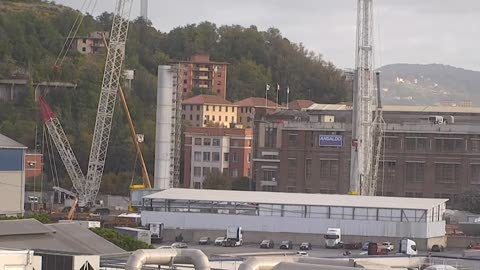 Ponte per Genova, è la giornata della posa del primo impalcato