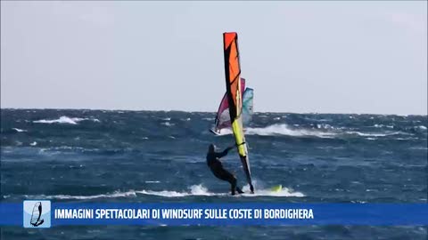 Ad Anteprima Sport il video emozionale del windsurf al largo di Bordighera