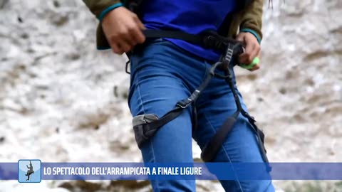 Il video emozionale dell'arrampicata nella palestra naturale di Finale Ligure