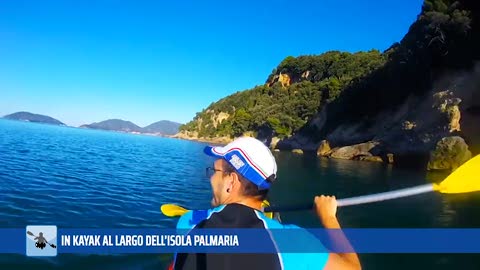 Video emozionale di Anteprima Sport, in kayak al largo dell'isola Palmaria