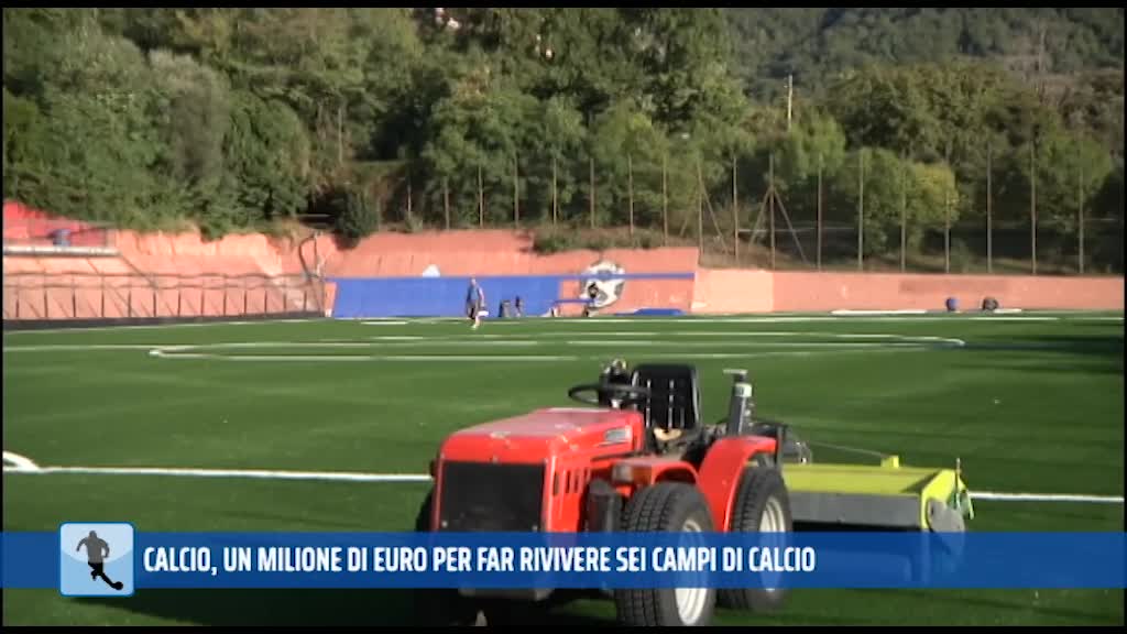 Un milione di euro da Regione Liguria per far rivivere sei campi da calcio in città