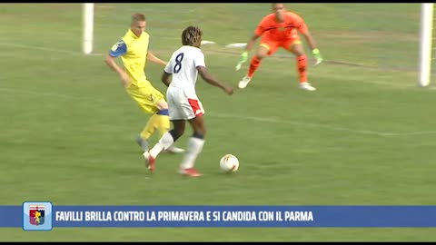 Favilli doppietta contro la Primavera: si candida per Parma