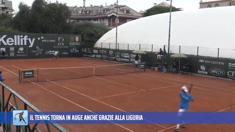 Il video emozionale del tennis ad Anteprima sport, la rinascita passa dalla Liguria