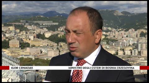 Ministro Esteri Bosnia-Erzegovina a Genova: “Il nostro Paese ha un grande potenziale”