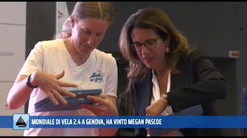 Campionato mondiale di vela 2.4 a Genova, ha vinto l'inglese Megan Pascoe