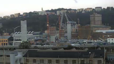 Nuovo ponte per Genova, i lavori avanzano