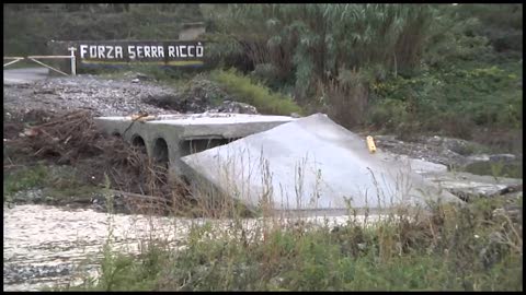 Crolla guado sul fiume Secca, il sindaco di Serra Riccò: 