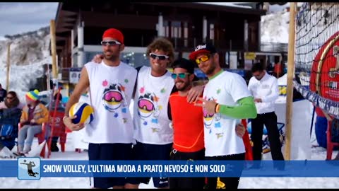 Il video emozionale dello snow volley, l'ultima moda a Prato Nevoso e non solo