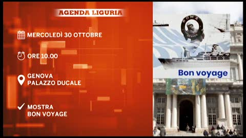 L'agenda degli appuntamenti in Liguria di mercoledì 30 ottobre 2019