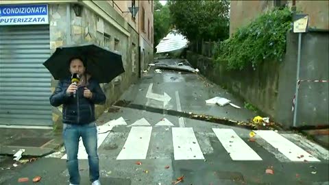 Allerta meteo in Liguria, tromba d'aria a Lavagna