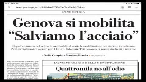 Ex Ilva, l'assessore Benveduti contro il Governo: 