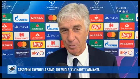 L'eterno nemico Gasperini lancia la sfida alla Sampdoria: 